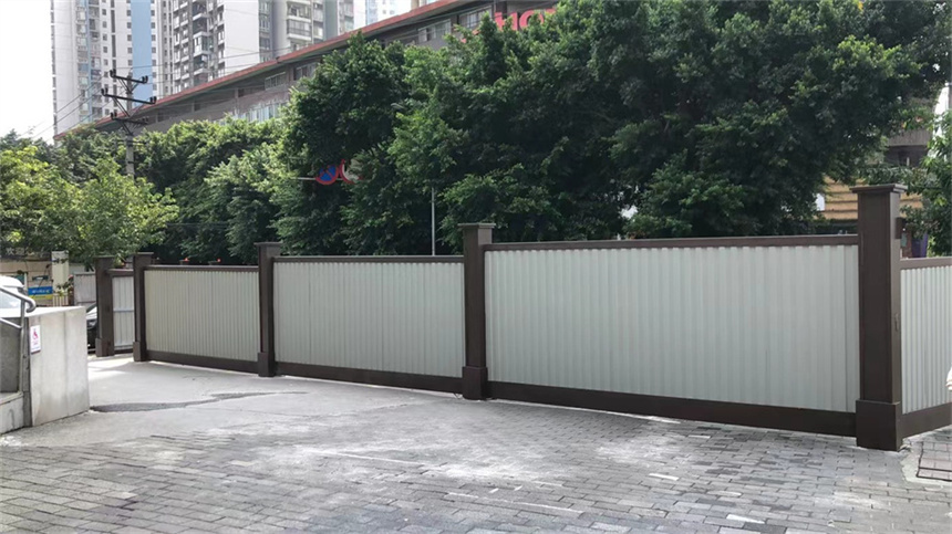 九龙坡区围挡安装案例